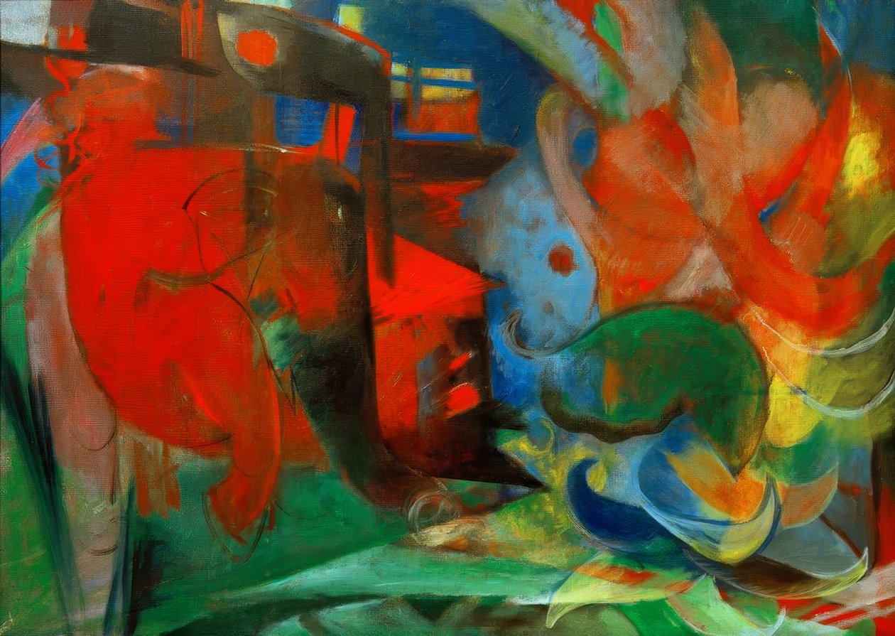 Abstrakte Formen II av Franz Marc