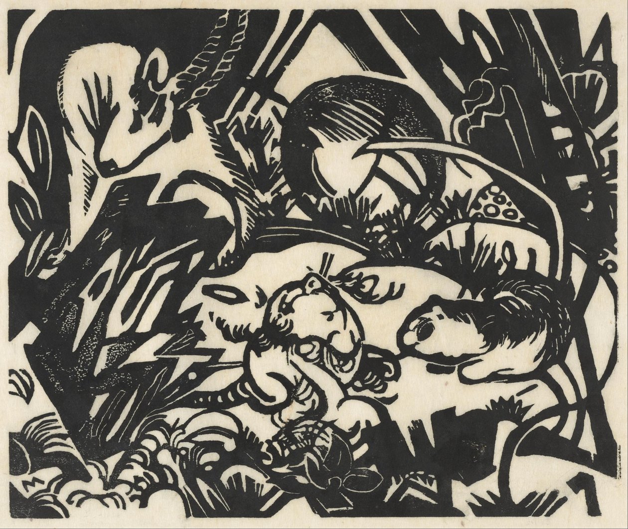 Animal Legend av Franz Marc