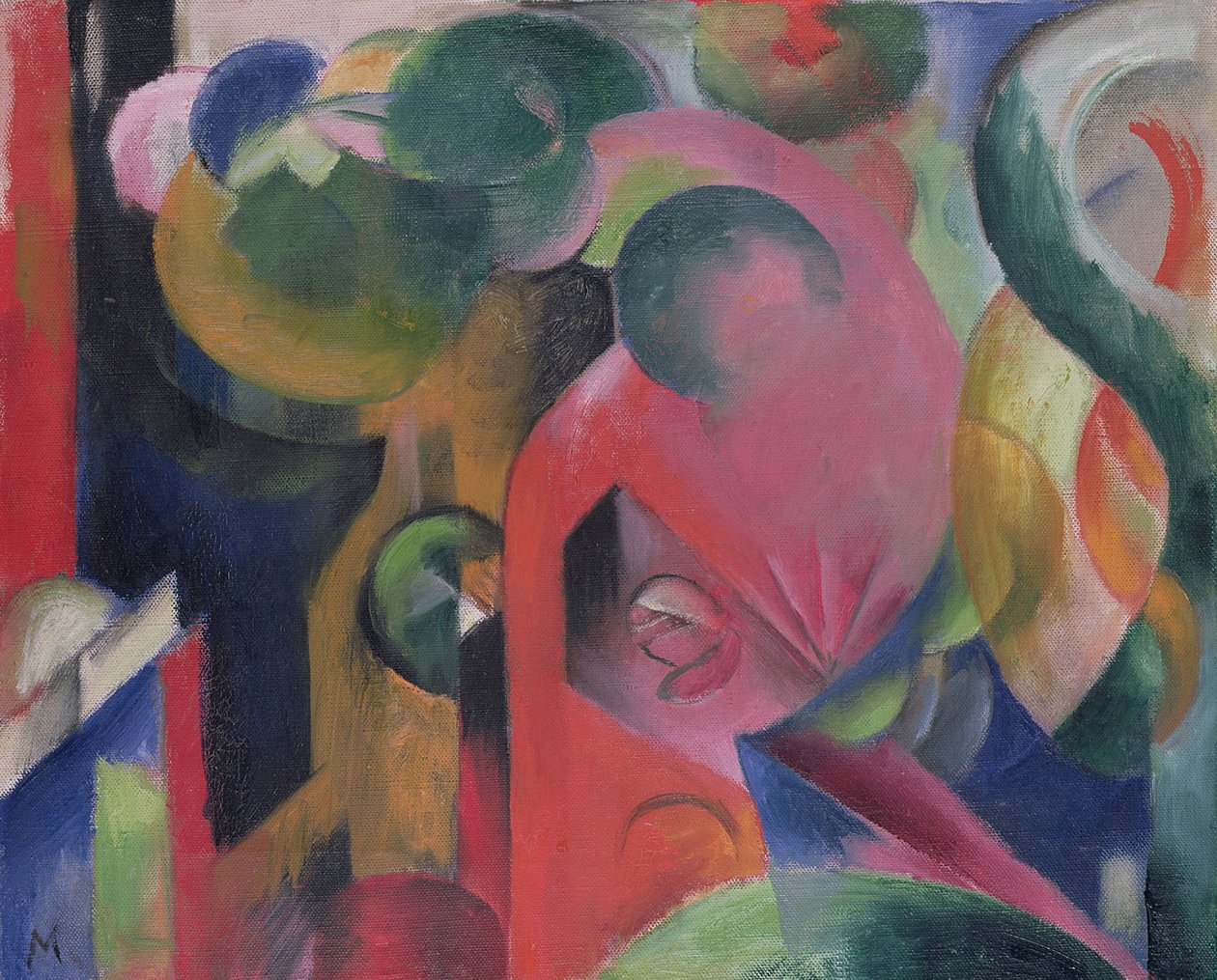 Ødelagte skjemaer av Franz Marc