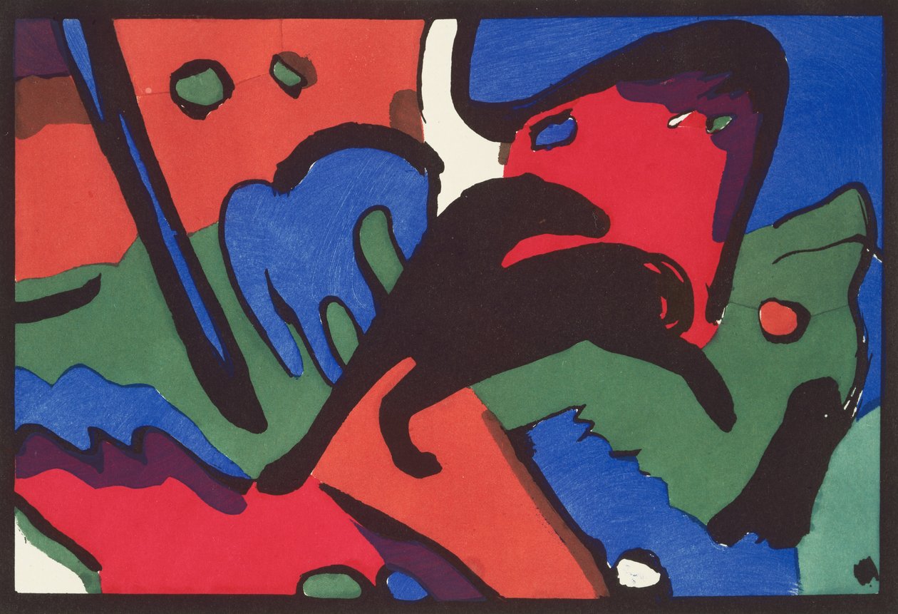 Den blå rytteren av Franz Marc