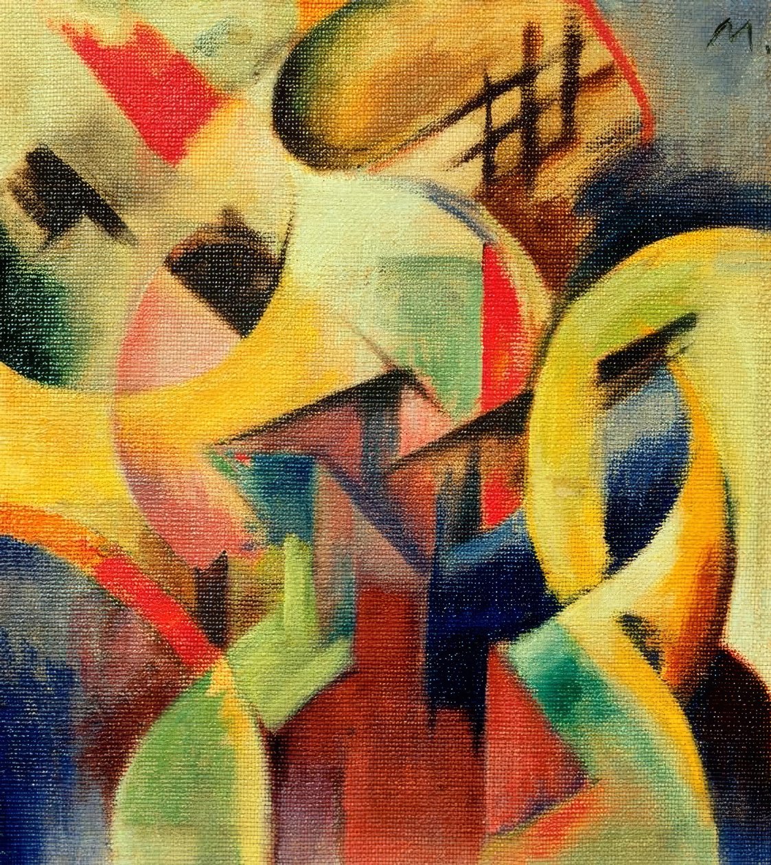 Liten komposisjon I. av Franz Marc