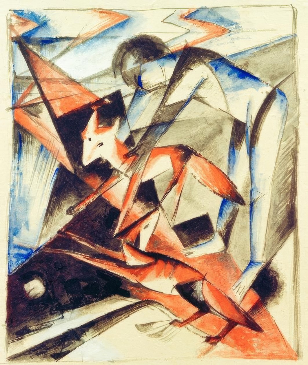 Noah og revene av Franz Marc