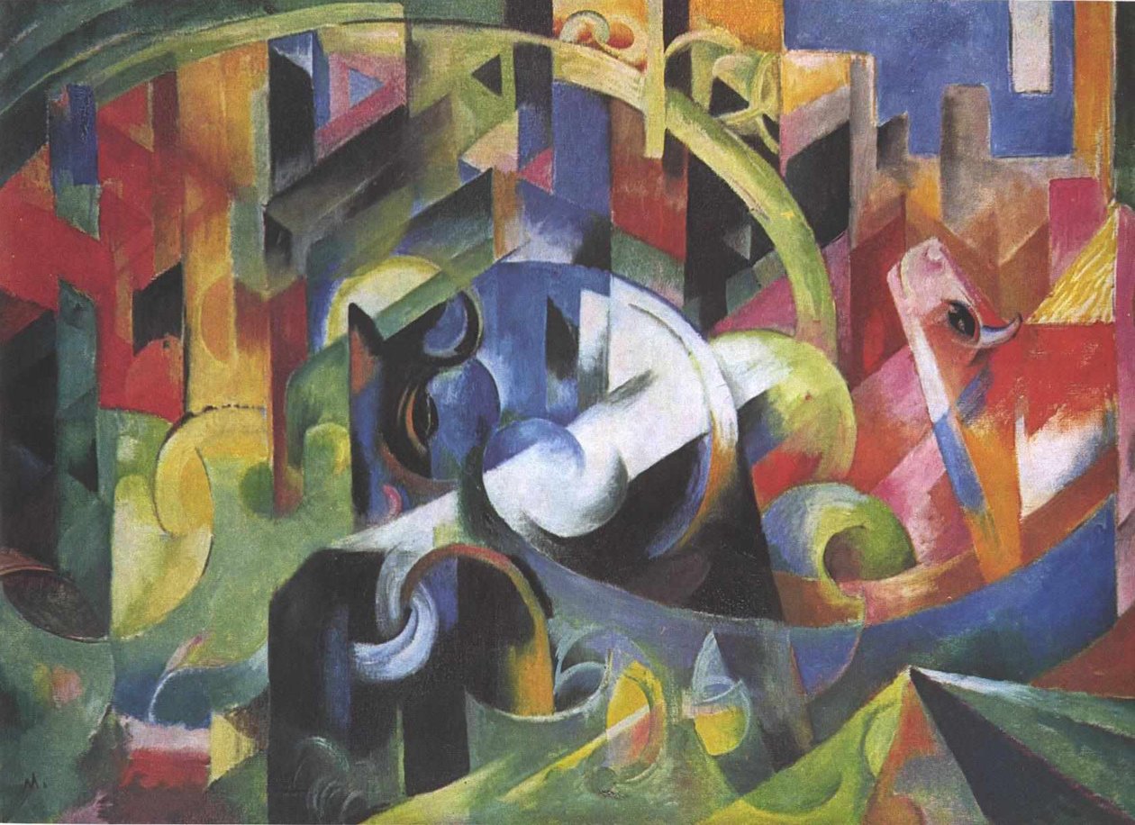 Storfe av Franz Marc