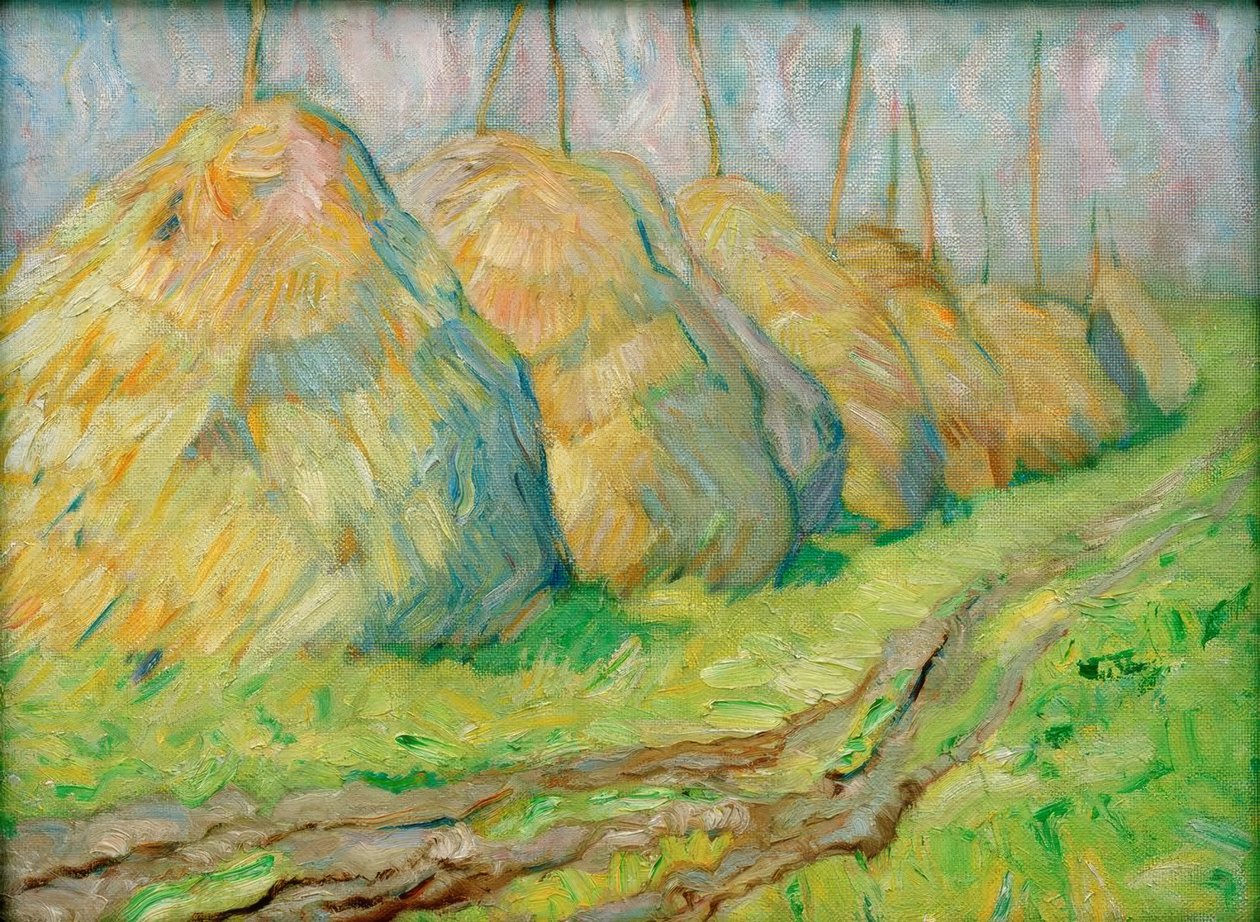 Siv på huk av Franz Marc