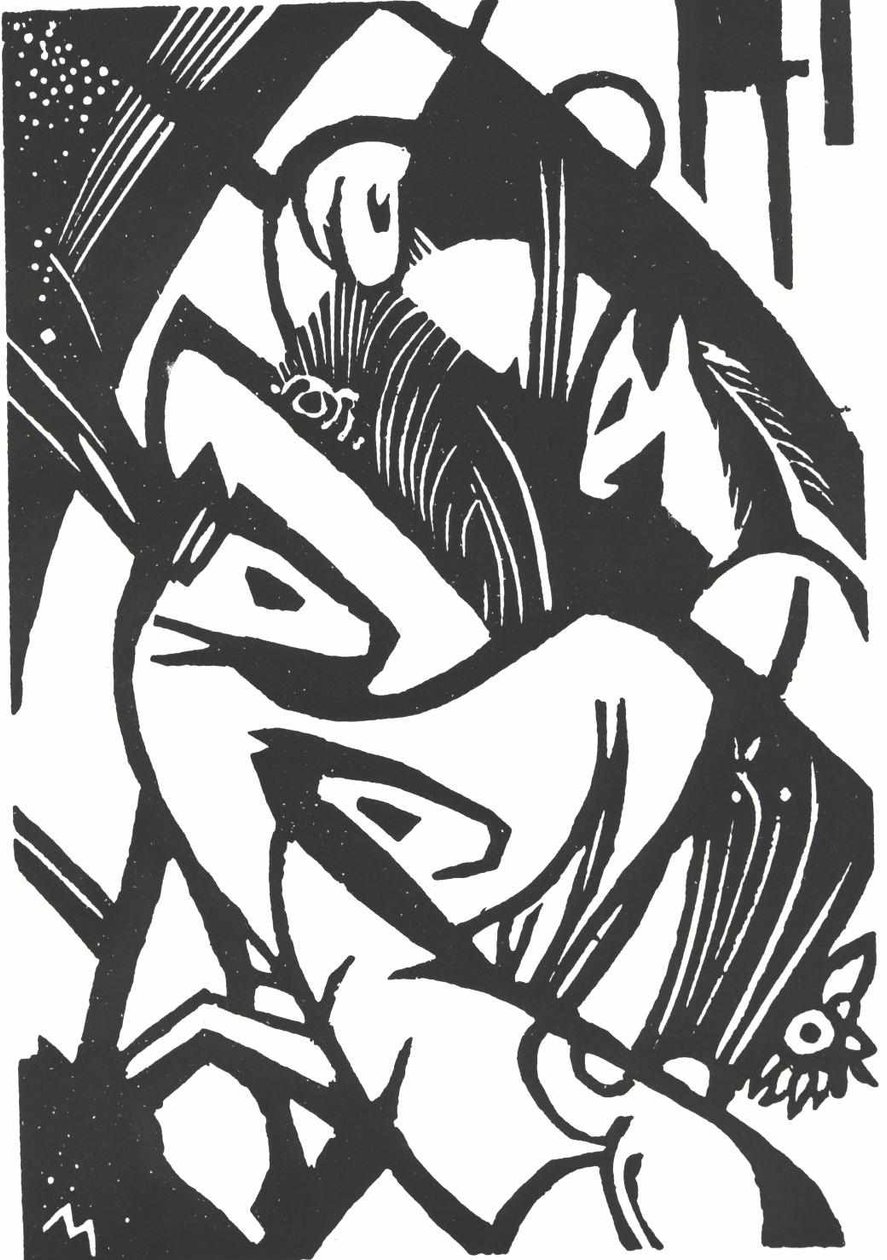 Villhest av Franz Marc