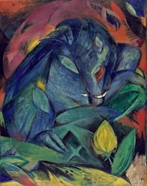 Villsvin av Franz Marc