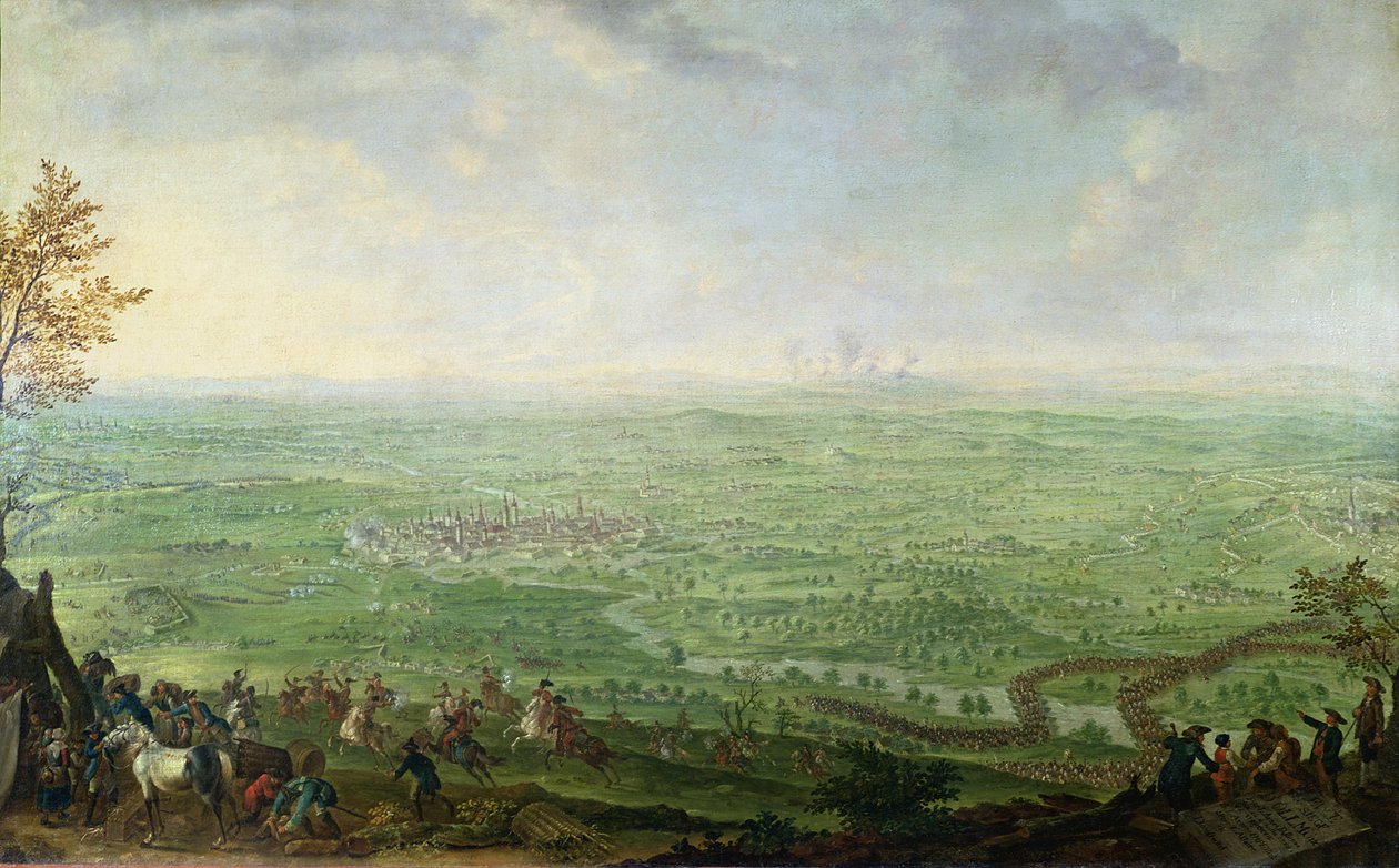 Beleiringen av Olmutz av den prøyssiske hæren, 1758 av Franz Paul Findenigg