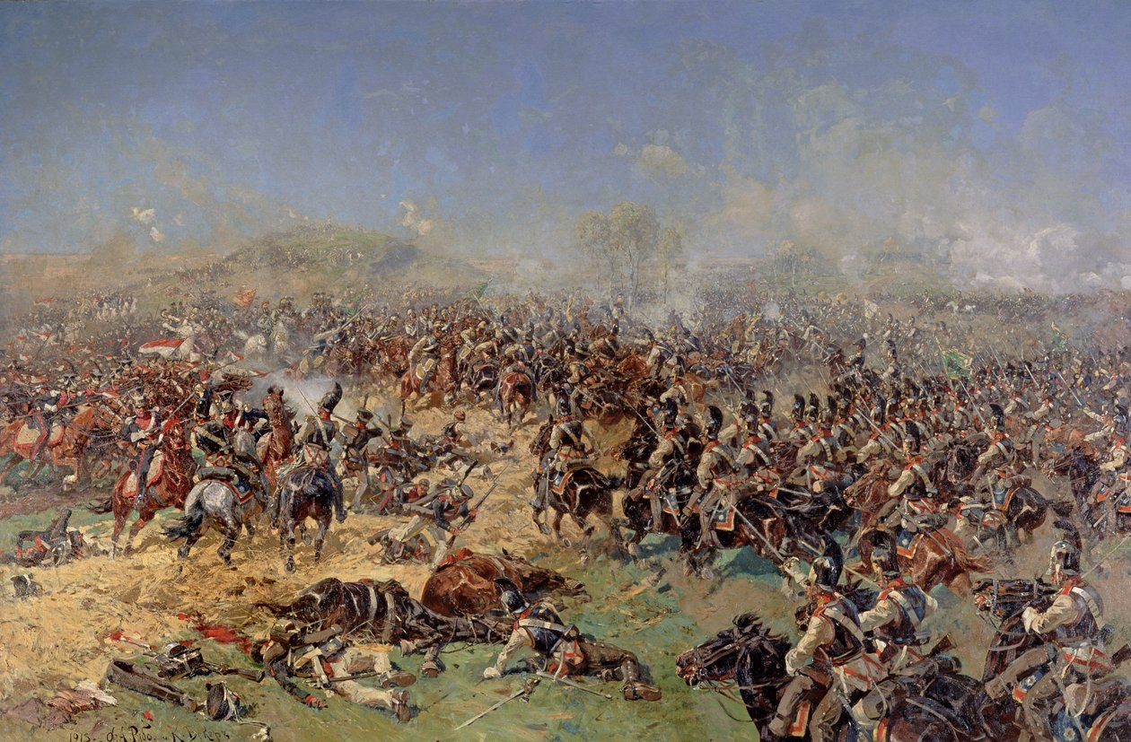 Slaget ved Borodino 26. august 1812, 1913 av Franz Roubaud