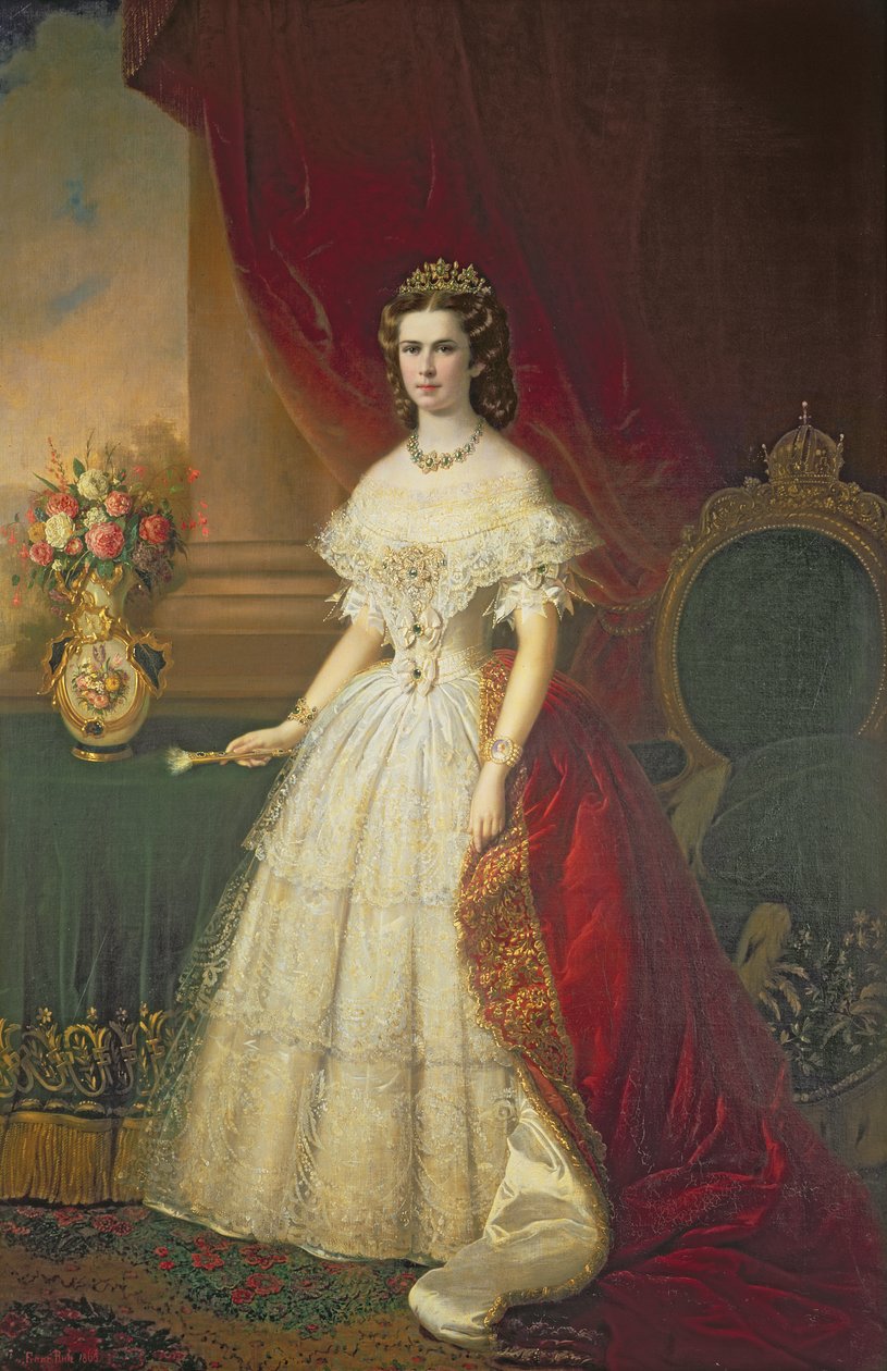 Keiserinne Elizabeth av Bayern (1837-98), 1863 av Franz Russ