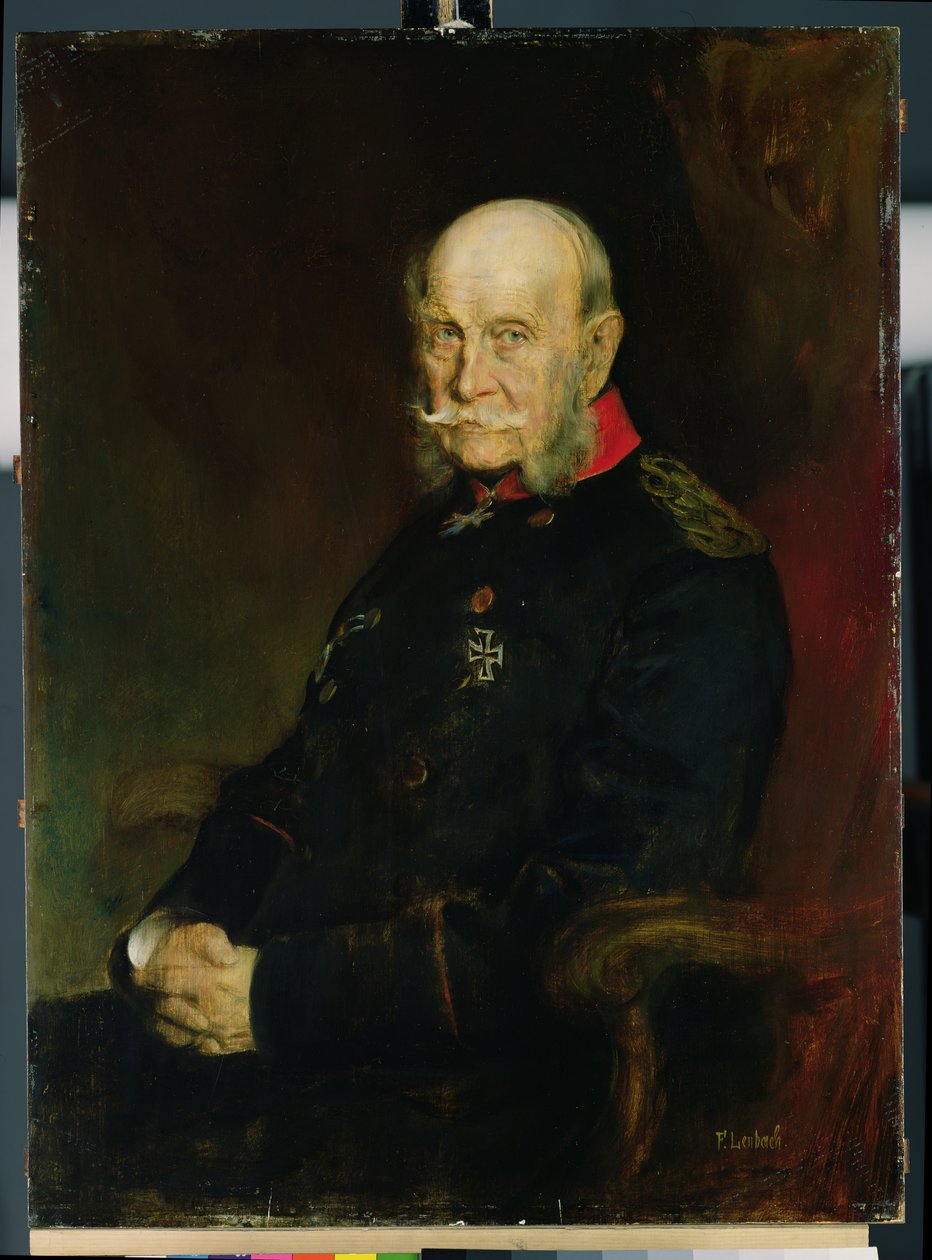 Kaiser Wilhelm I (1797-1888), 1888 av Franz Seraph von Lenbach