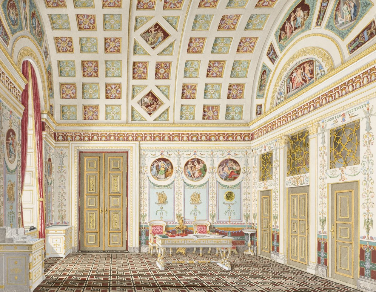 Påkledningsrommet til kong Ludwig I på München Residence Palace av Franz Xavier Nachtmann