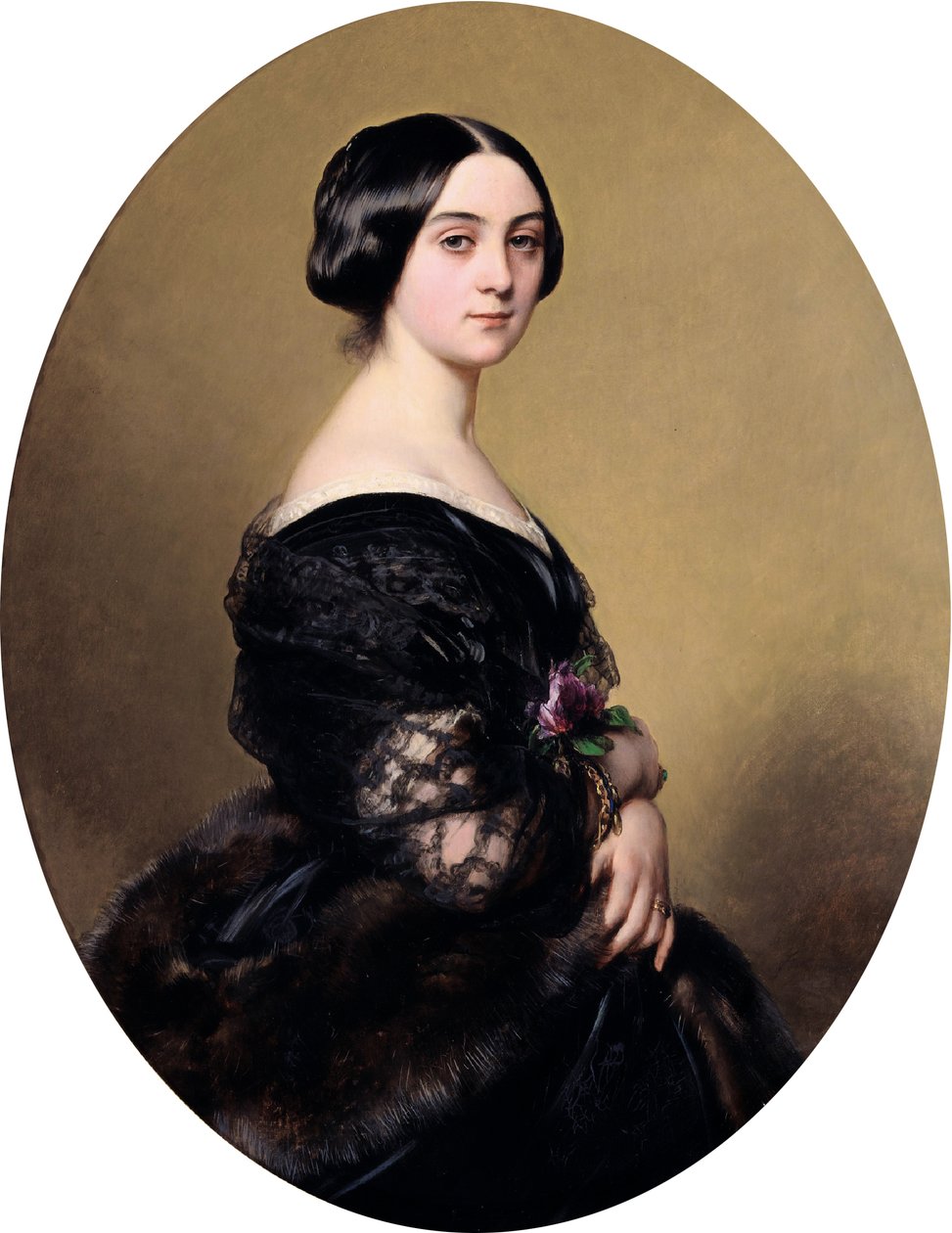 Baronesse Henri Hottinguer av Franz Xaver Winterhalter