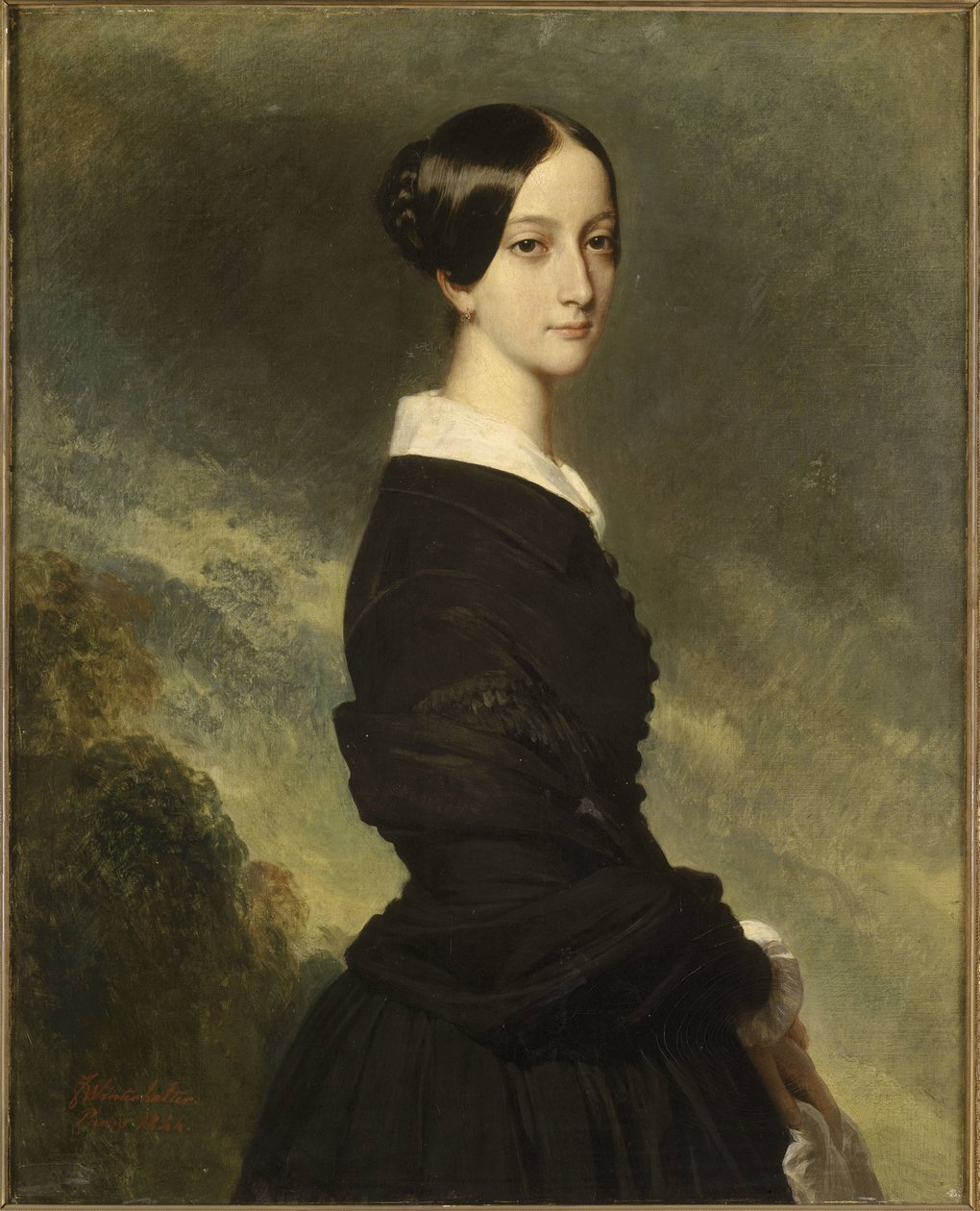 francesca fra braganca av Franz Xaver Winterhalter