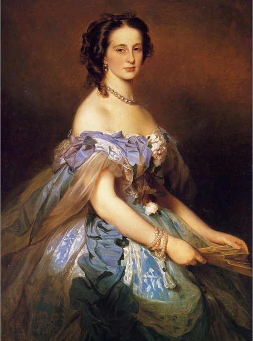 Storhertuginne Alexandra Yosifovna av Franz Xaver Winterhalter