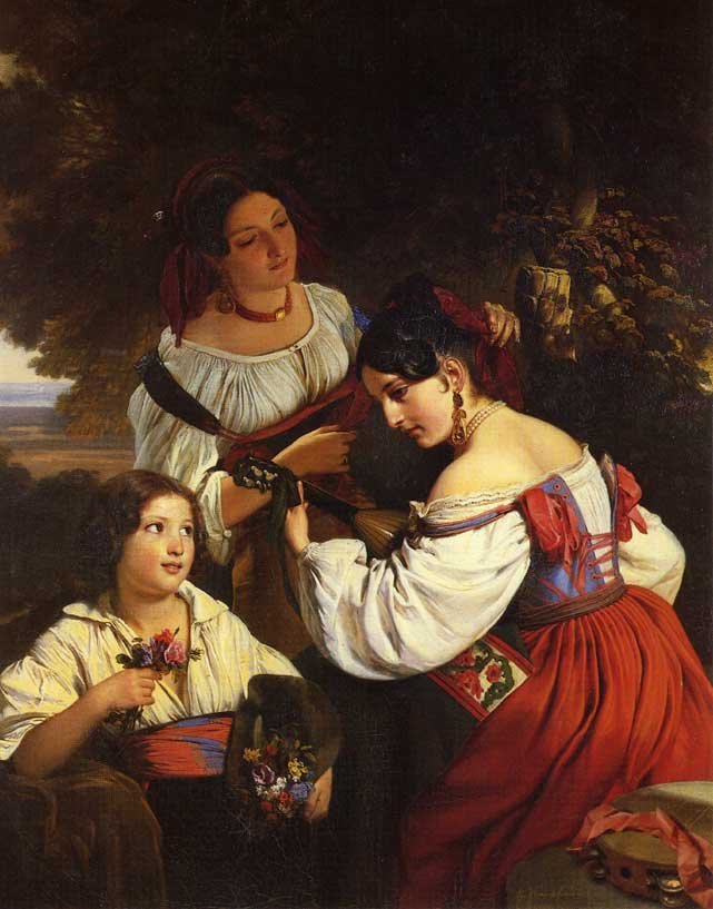 Italiensk sjanger av Franz Xaver Winterhalter