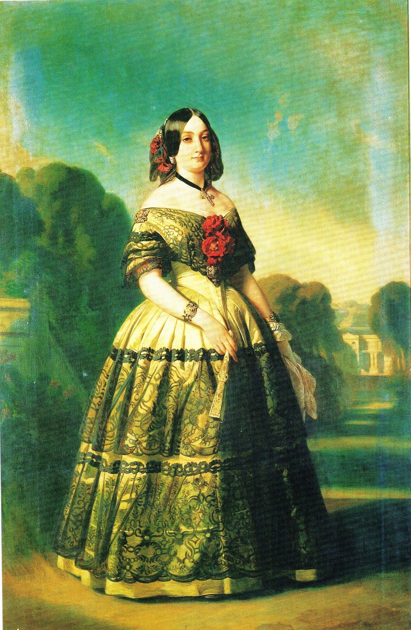 Infanta Luisa Fernanda de Borbón av Franz Xaver Winterhalter