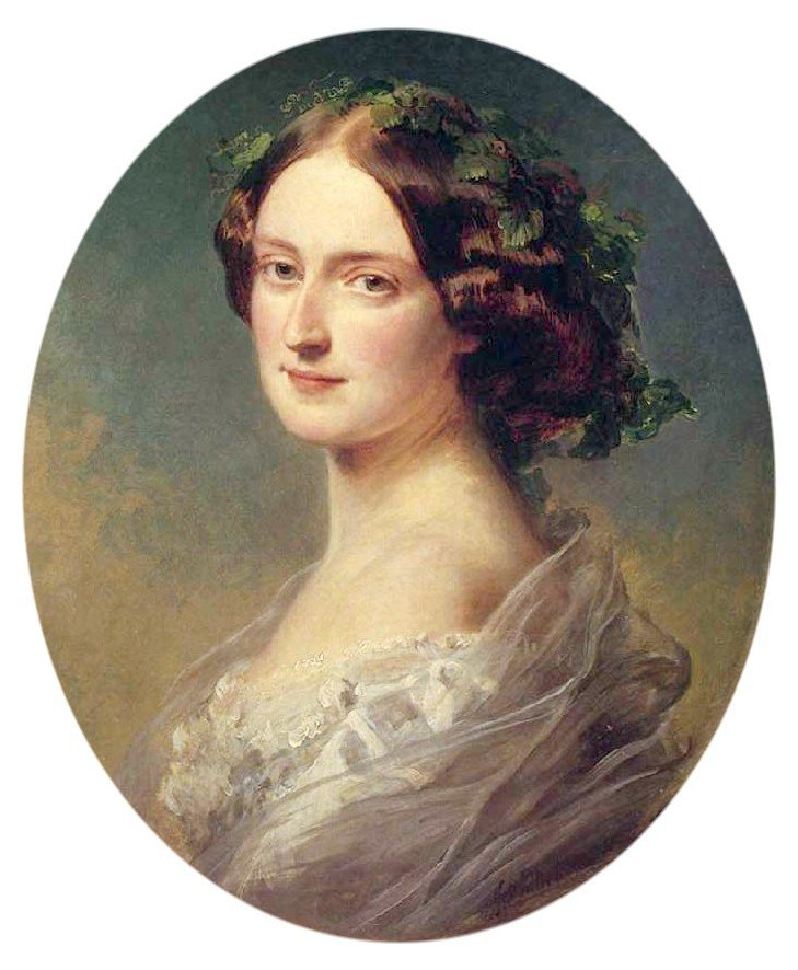 Lady Clementina Augusta Wellington Child-Villiers av Franz Xaver Winterhalter