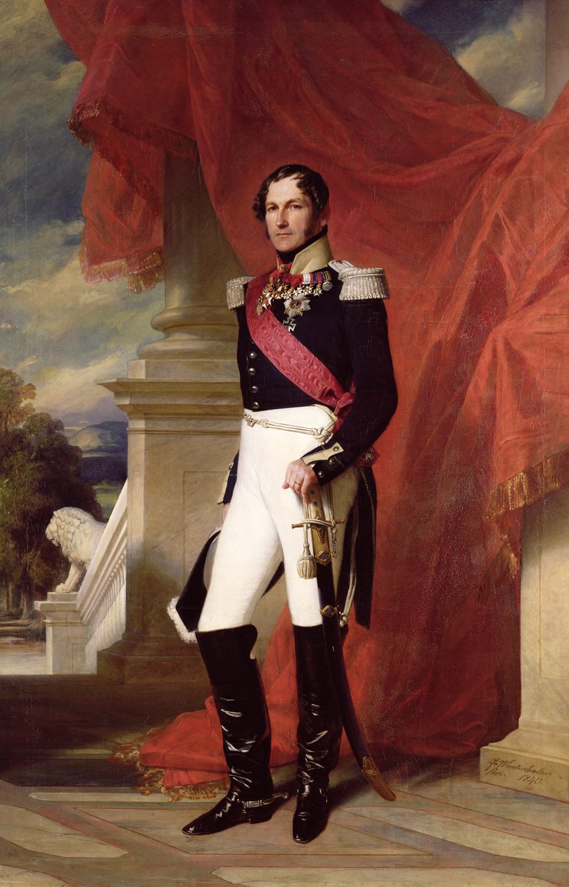 Leopold I (1790-1865) 1840 av Franz Xaver Winterhalter