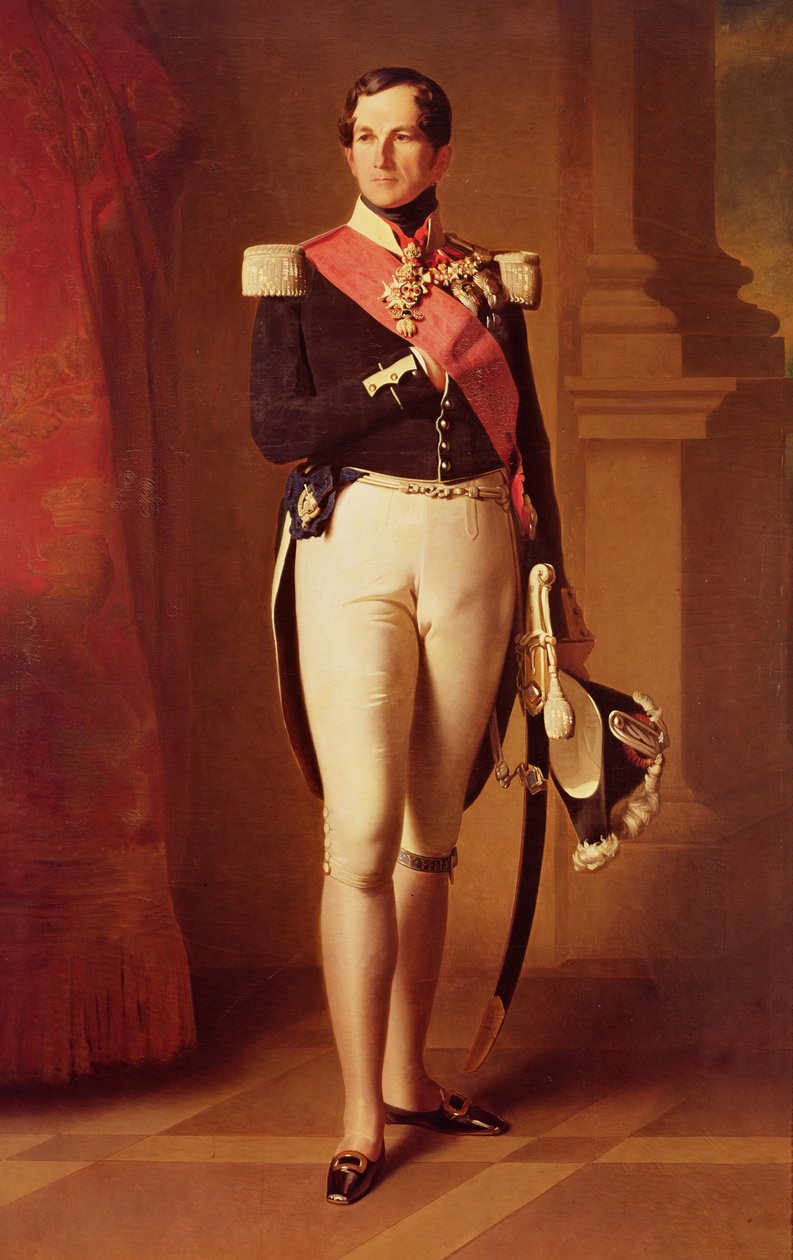 Leopold I (1790-1865) ca. 1846 av Franz Xaver Winterhalter