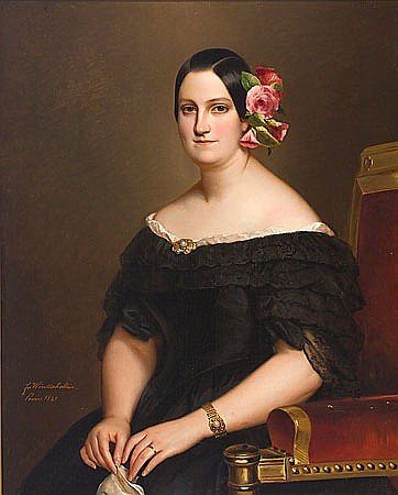 Marie-Christine fra Bourbon-Siciles av Franz Xaver Winterhalter