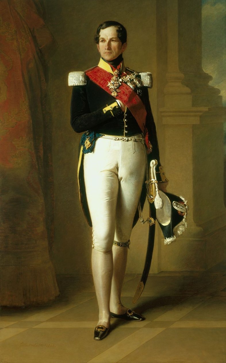 Portrett av Leopold I av Belgia av Franz Xaver Winterhalter