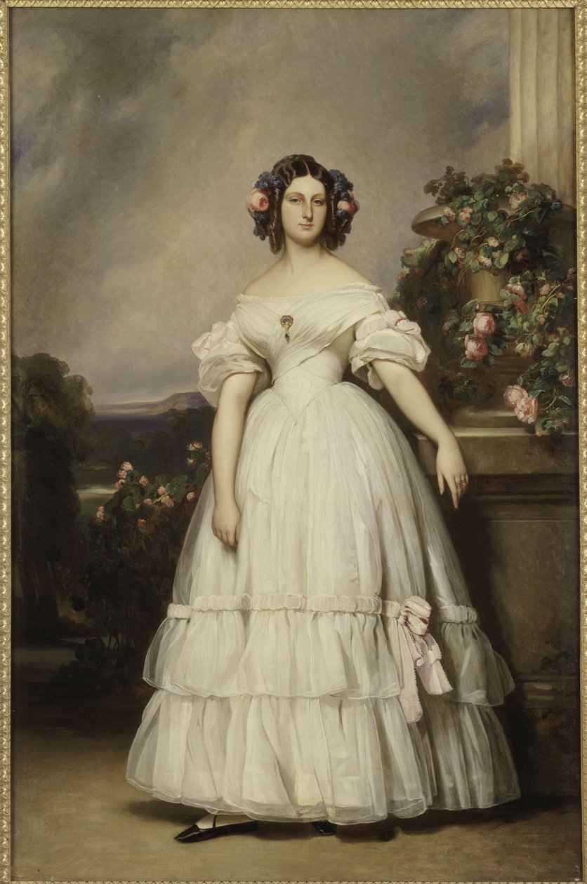Portrett av prinsesse Clémentine av Orléans (1817-1907) av Franz Xaver Winterhalter