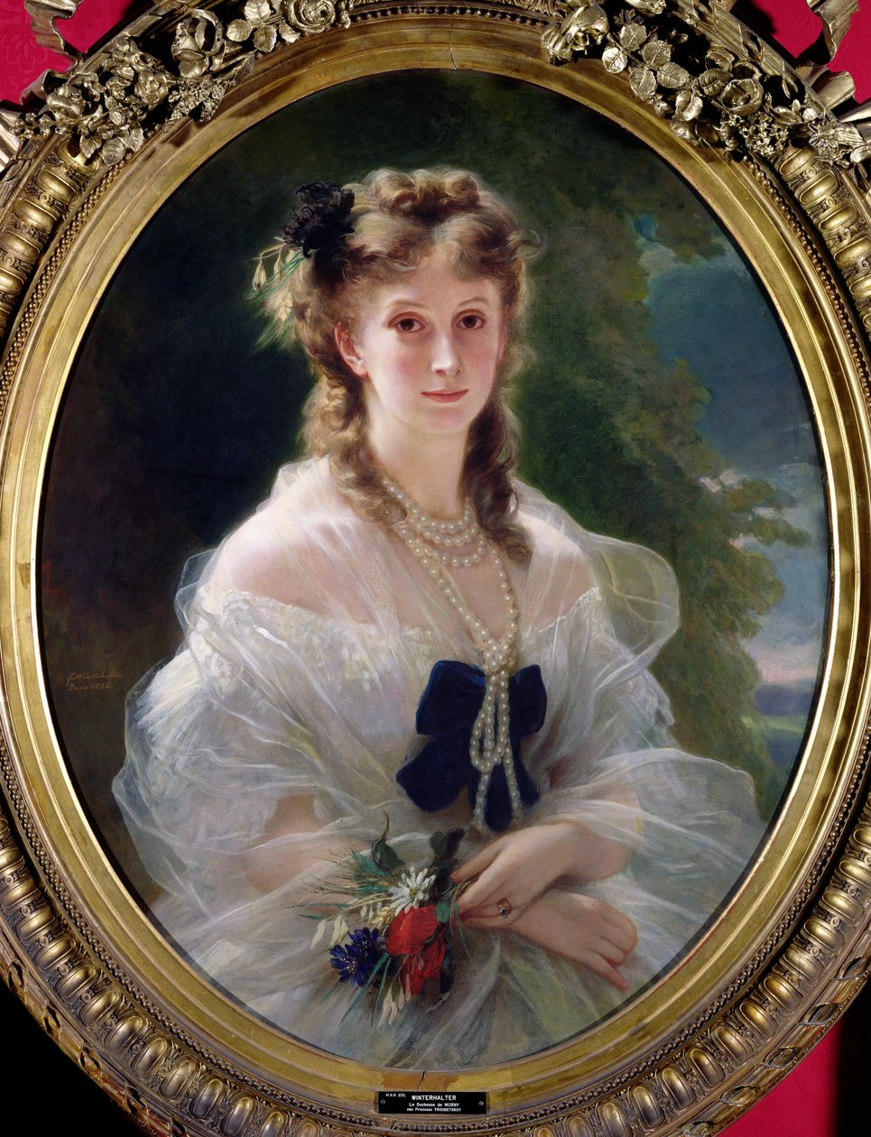 Portrett av Sophie Troubetskoy (1838-96) grevinne av Morny, 1863 av Franz Xaver Winterhalter