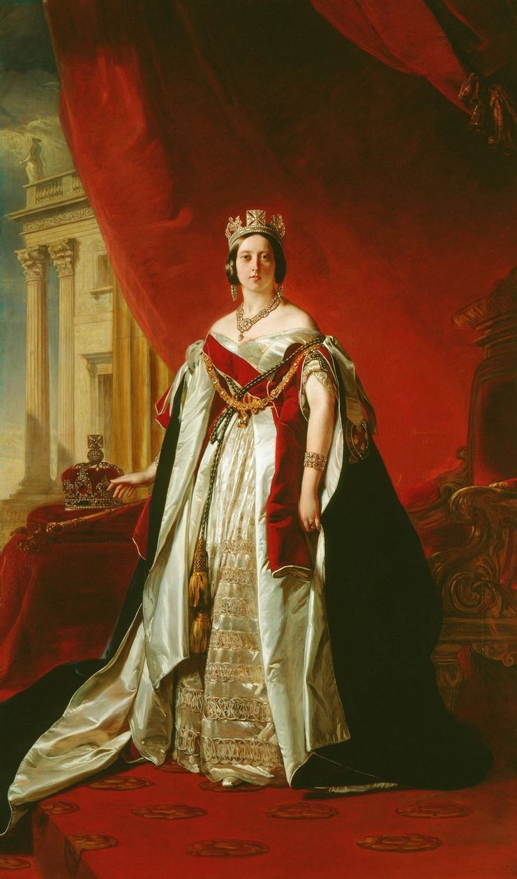 Portrett av Victoria i Storbritannia av Franz Xaver Winterhalter