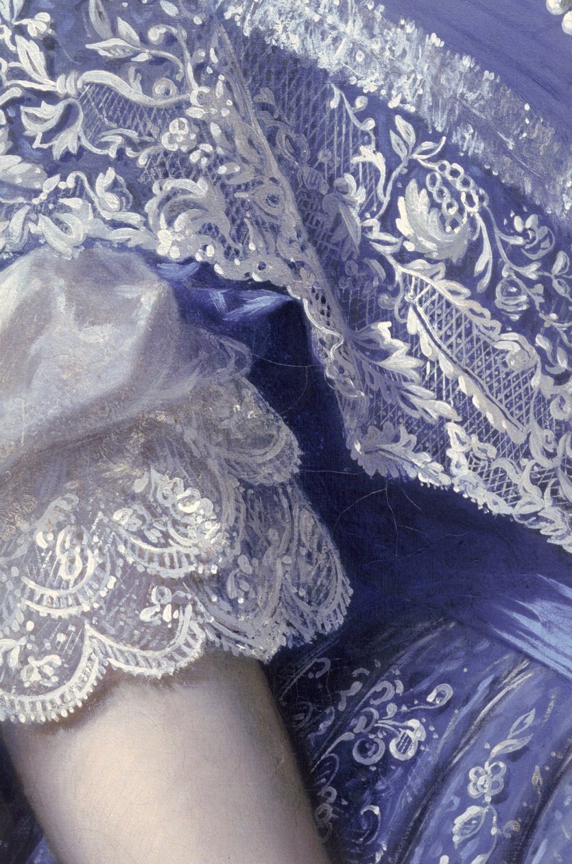 Portrett av en kvinne (detalj) (se 164366, 164367, 164369) av Franz Xaver Winterhalter