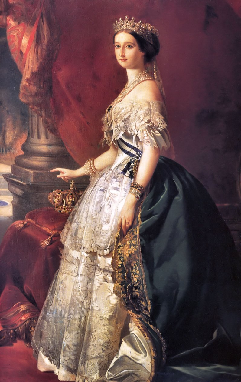 Portrett av keiserinnen Eugénie av Franz Xaver Winterhalter
