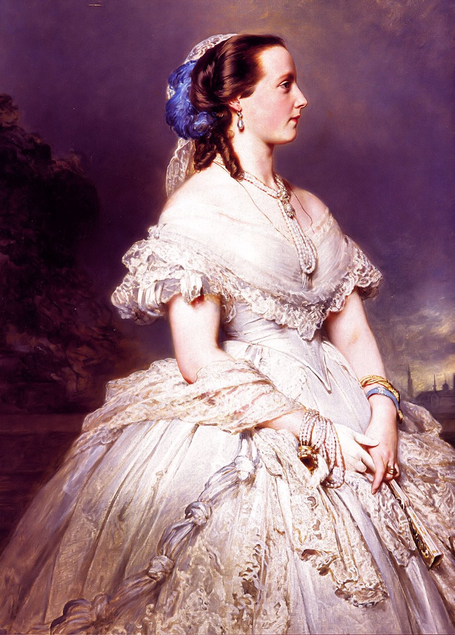 Portrett av dronning Maria Hendrika av Franz Xaver Winterhalter