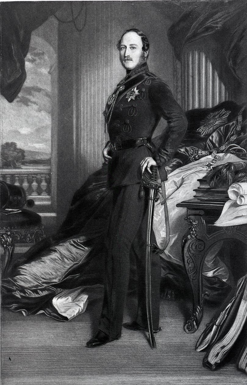 Prins Albert, etter maleriet fra 1859 av Franz Xaver Winterhalter