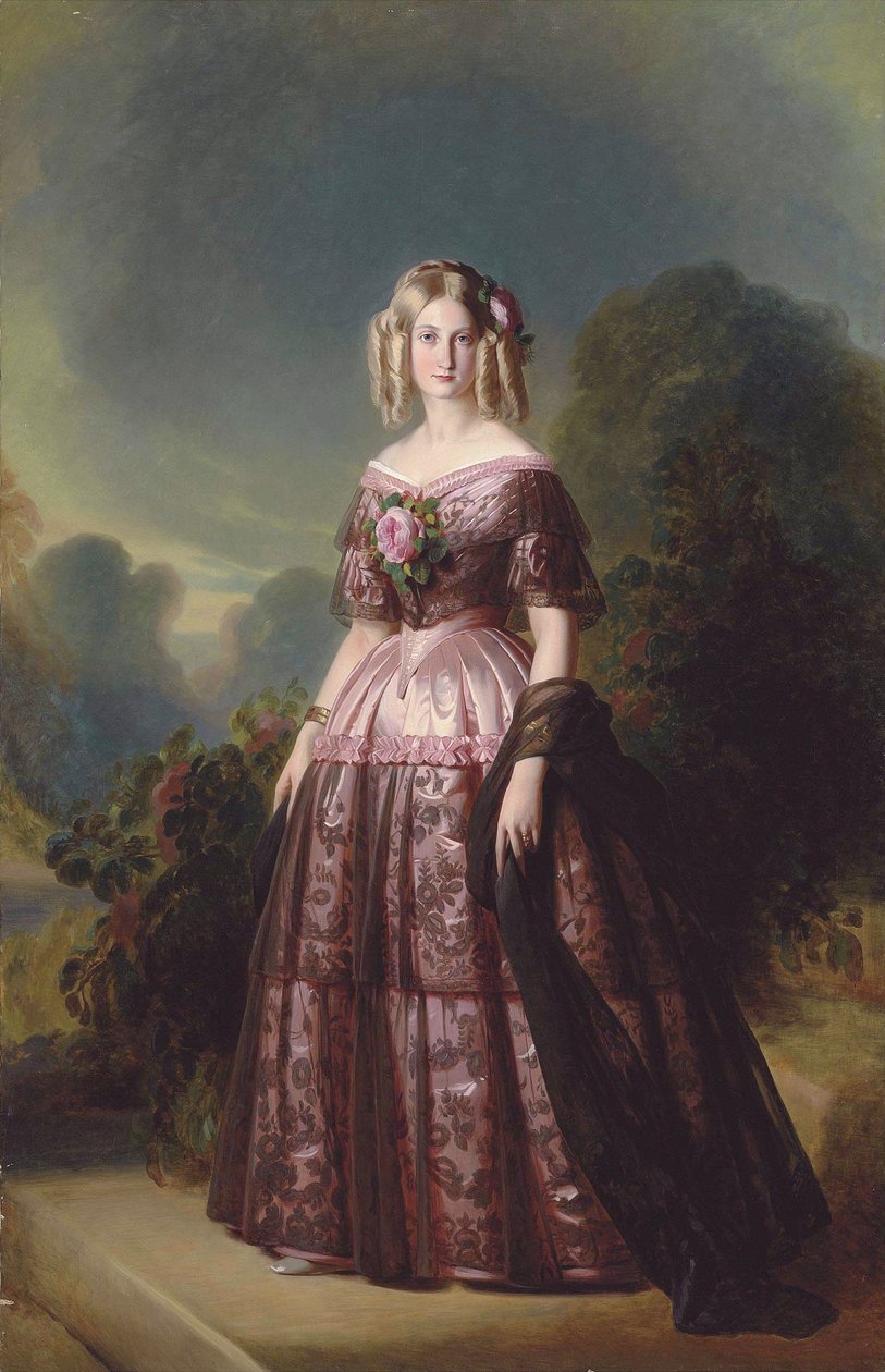 Prinsesse Maria Carolina Augusta av Bourbon av Franz Xaver Winterhalter