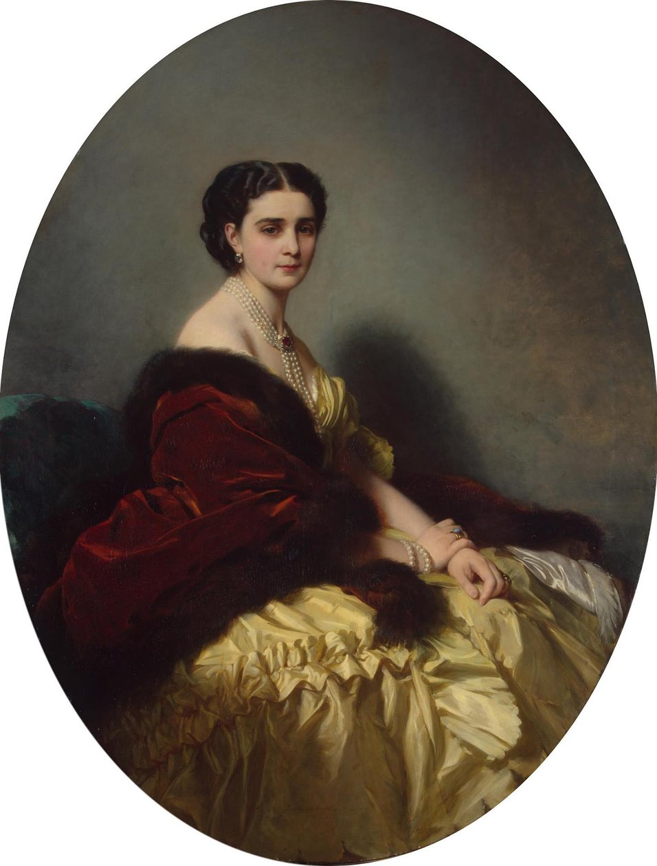 Sophia Petrovna Narishkina av Franz Xaver Winterhalter
