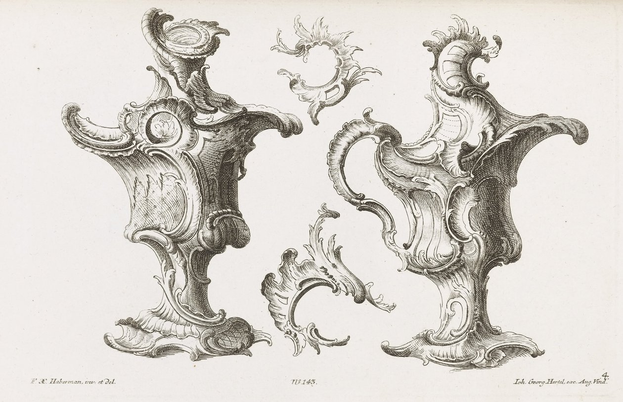 To design for ullformede ornamenter av Franz Xaver Habermann