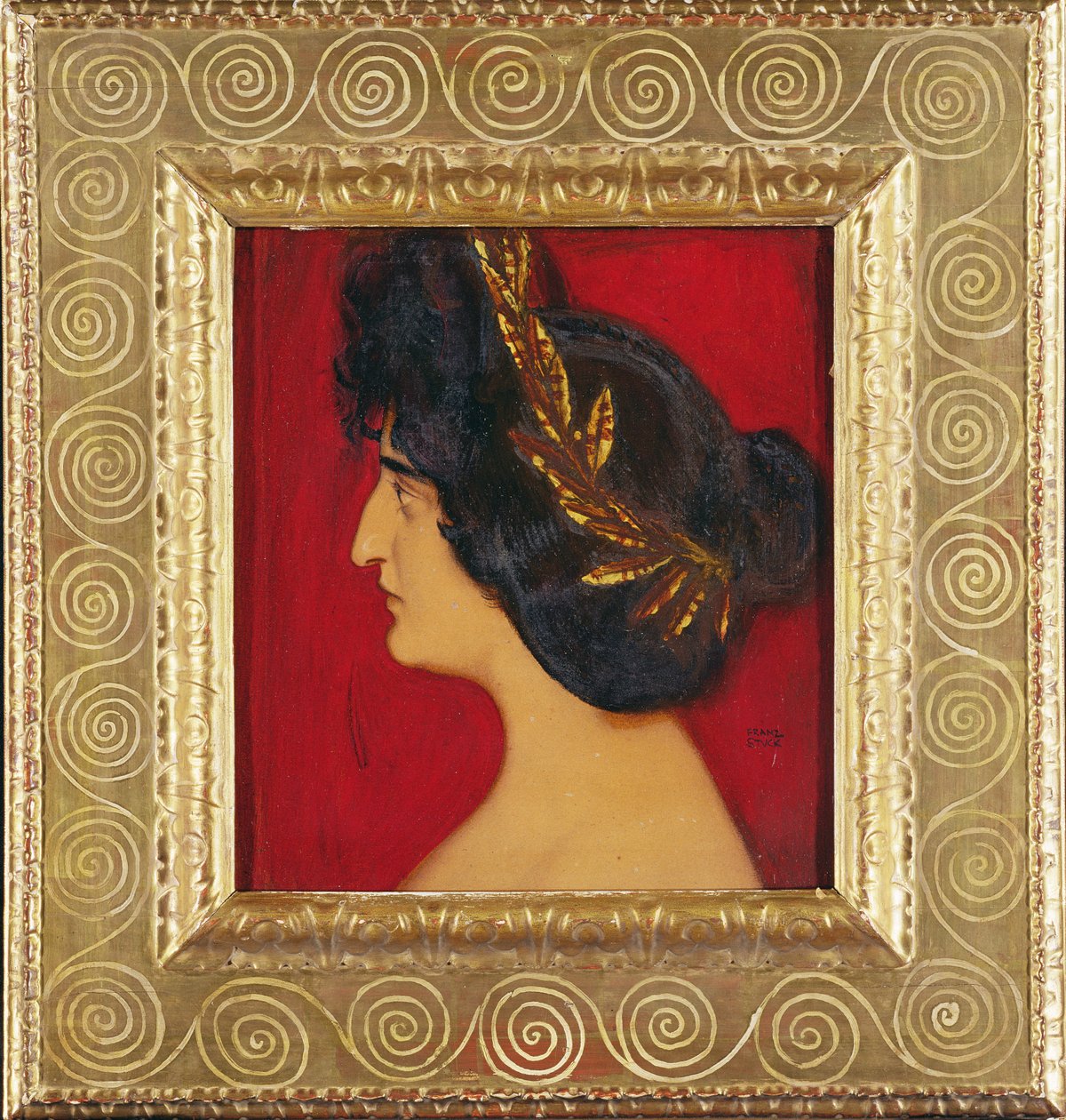 romersk kvinne av Franz von Stuck