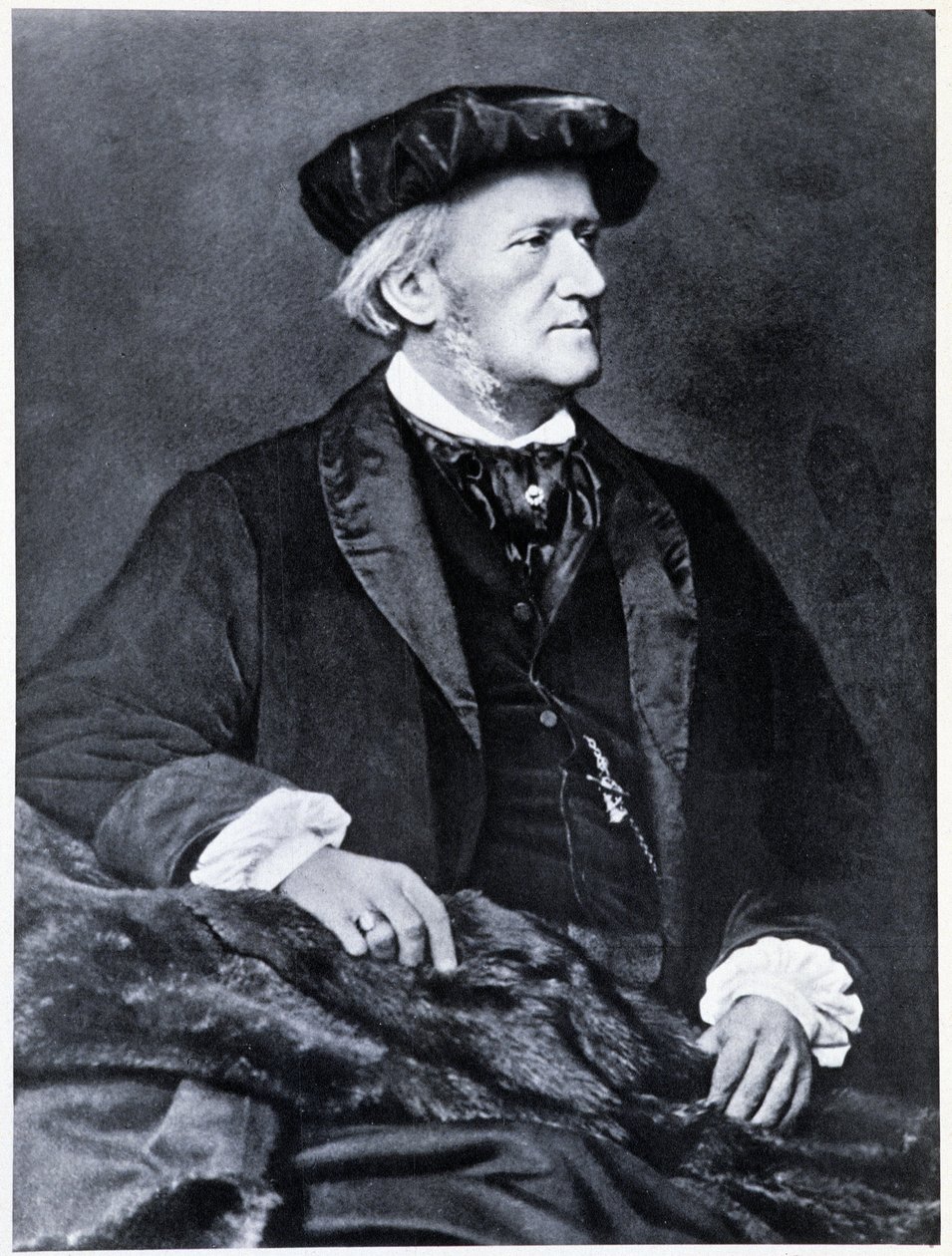 Richard Wagner - portrett av Franz Hanfstaengl av Franz (after) Hanfstaengl