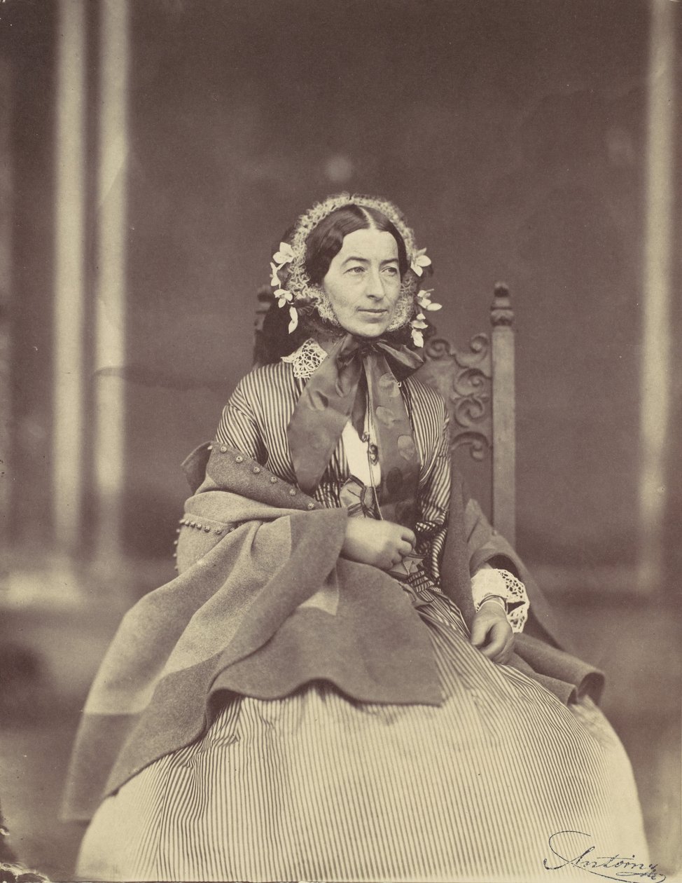 Elisabeth Höusermann, 1850-60-tallet. av Franz Antoine
