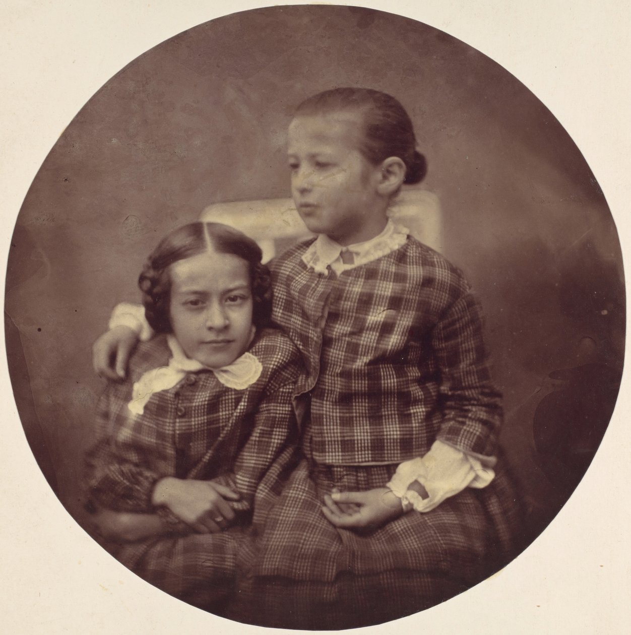 Hermine og Marie Antoine, 1850-60-tallet. av Franz Antoine