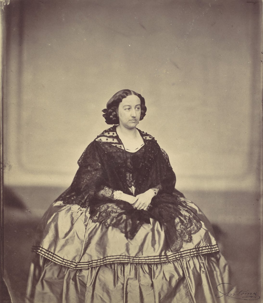 Marie Antoine, geb. Woes, 1850-60-tallet. av Franz Antoine