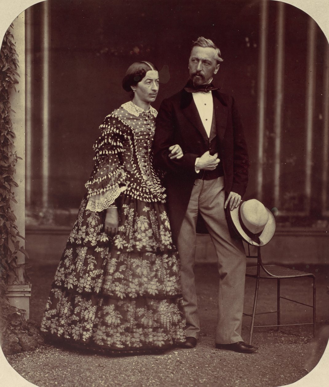 Mathias og Elise Hoeusermann, 1850-60-tallet. av Franz Antoine