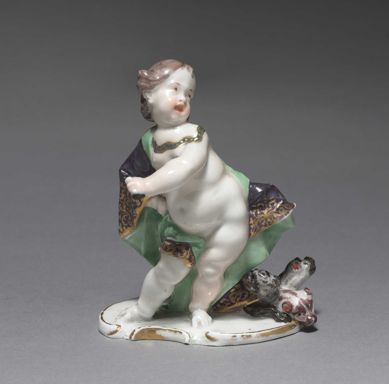 Pluto, produsent Nymphenburg Porselensfabrikk, ca. 1760 av Franz Anton Bustelli