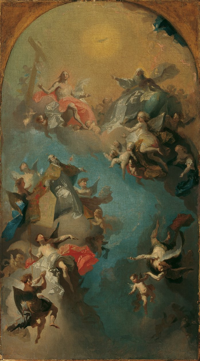 Augustins antagelse til himmelen av Franz Anton Maulbertsch