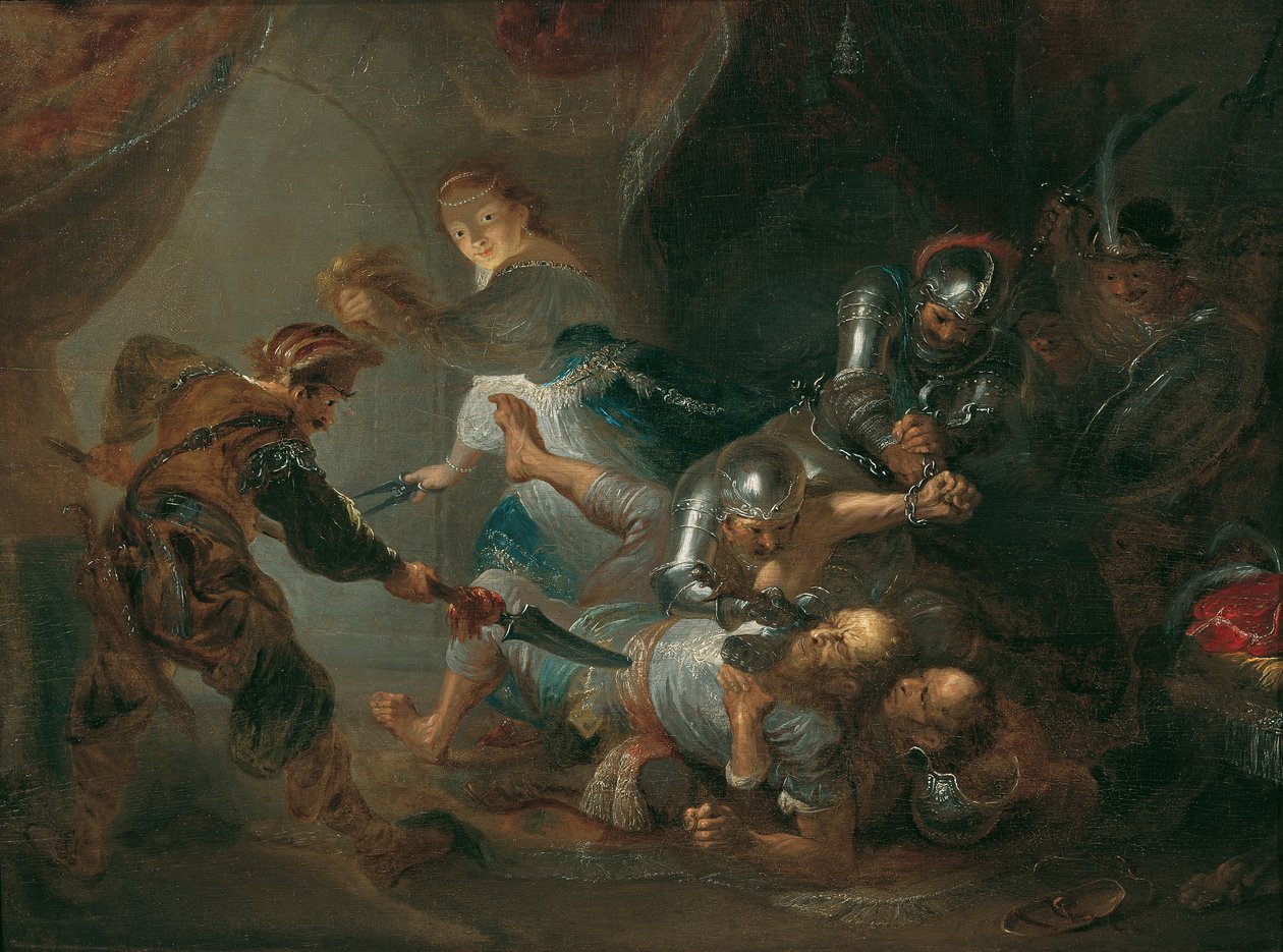 Die Blendung Samson av Franz Anton Maulbertsch