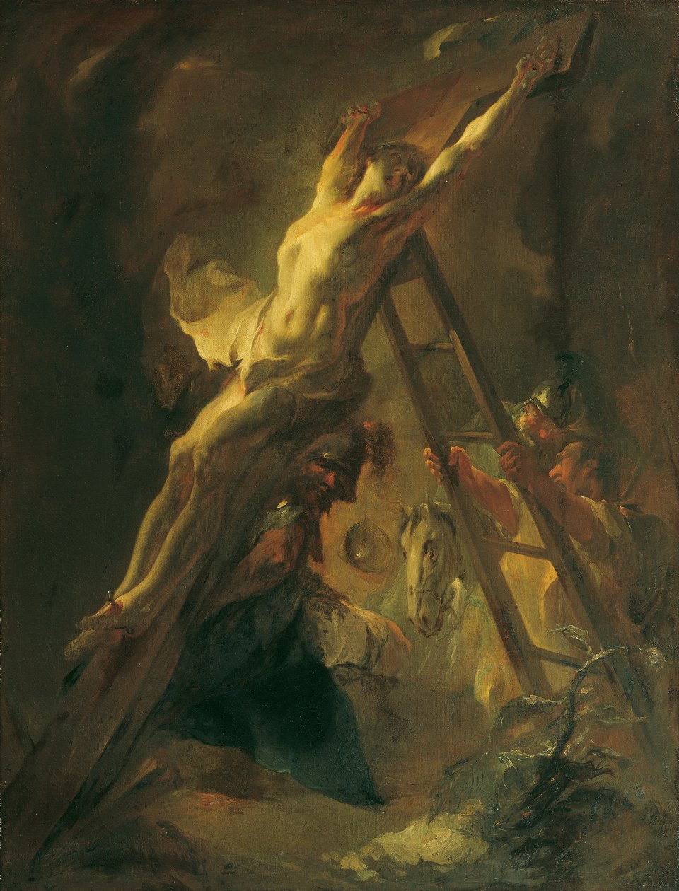 Oppreisningen av korset av Franz Anton Maulbertsch
