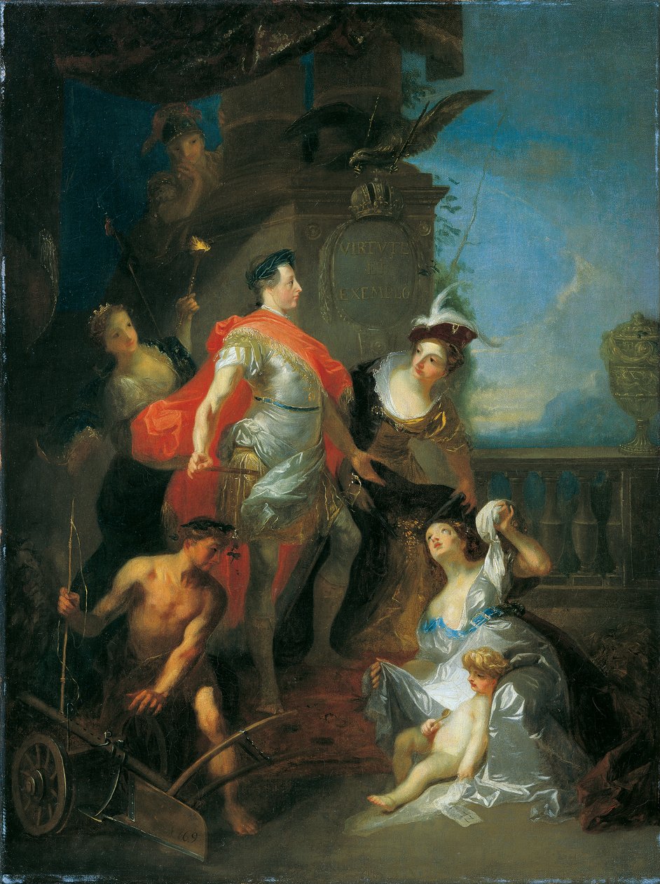 Glorifikasjon Kaiser Josephs II. av Franz Anton Maulbertsch