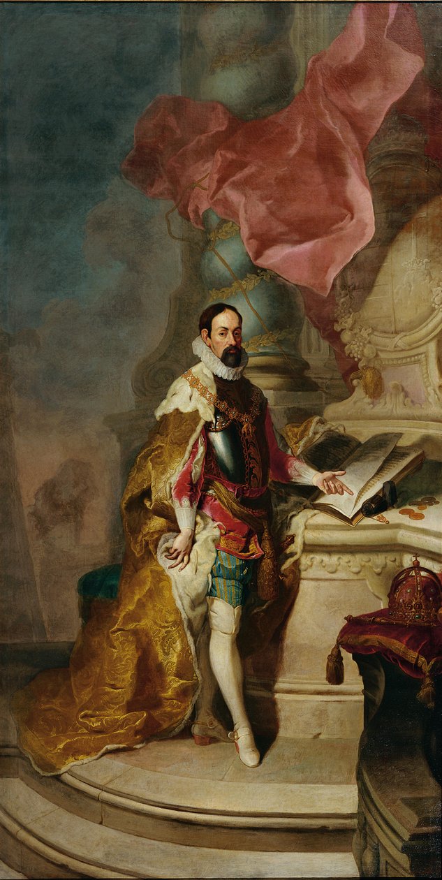 Portrett av Matthias 1557-1619, den hellige romerske keiseren, ca 1760. av Franz Anton Palko
