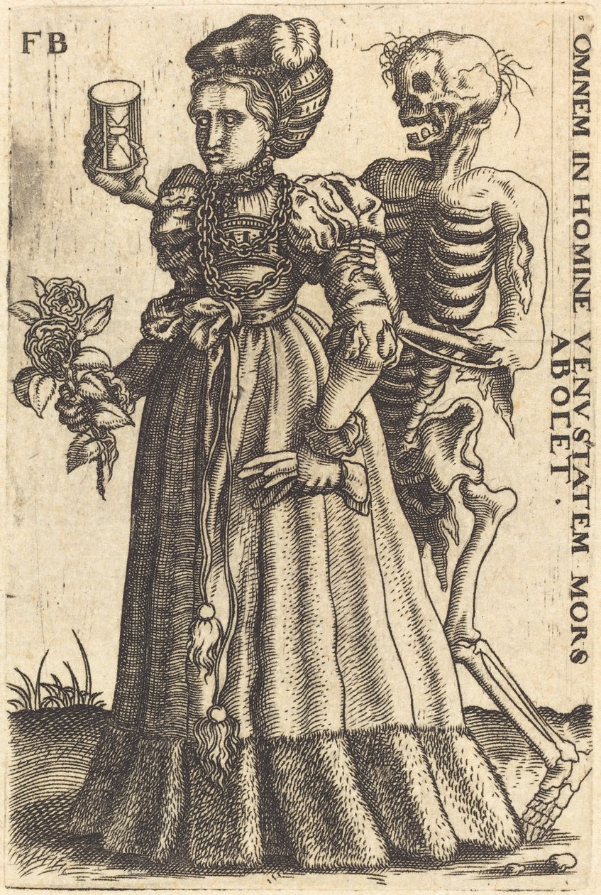 Kvinne og død av Franz Brun