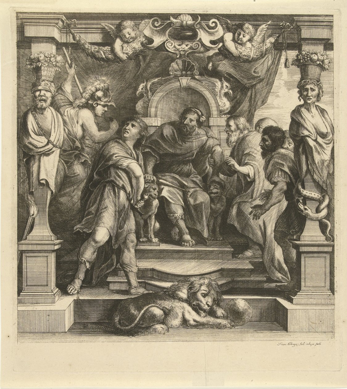 Twist of Achilles med Agamemnon History of Achilles (serietittel) av Franz Ertinger
