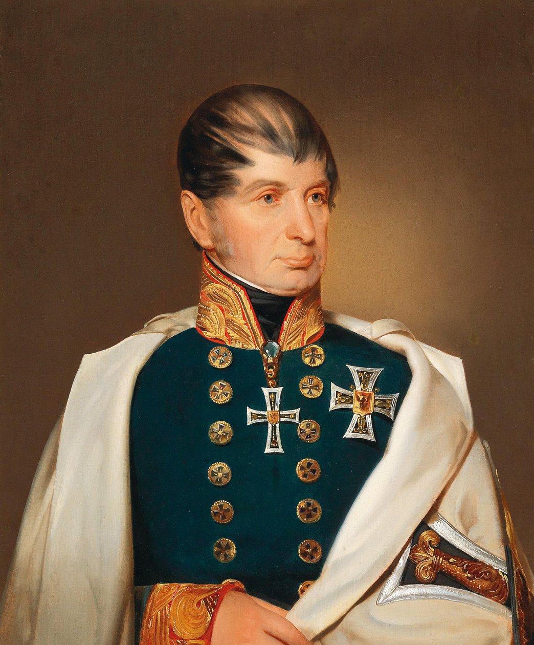 Erkehertug Maximilian Joseph av Østerrike-Este 1782-1863, som stormester i den teutoniske orden. av Franz Eybl
